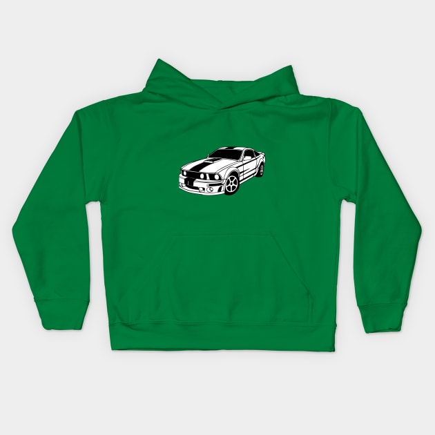 Muscle-Car Kids Hoodie by masboyyy